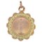 French 20th Century 18 Karat Rose Yellow Gold Baptism Medal, 1890s 1