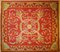 Louis XV Style Red Background Rug, 1890s, Image 1
