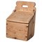 Caja de harina antigua hecha a mano con arte folclórico del Norte de Suecia, Imagen 1