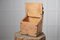 Caja de harina antigua hecha a mano con arte folclórico del Norte de Suecia, Imagen 3