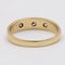 Vintage 14 Karat Gelbgold Trilogie Ring mit Diamanten, 1970er 5