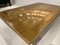 Etched Inlaid Brass Coffee Table with Agate Stone Top by Christian Krekels, 1977 16