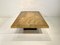 Mesa de centro de latón grabado con incrustaciones con superficie de piedra de ágata de Christian Krekels, 1977, Imagen 5