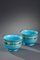 Early 19th Century Blue Opaline Bowls by Desvignes, Set of 2 2