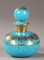 Bouteille de Parfum Début 19ème Siècle en Opaline Turquoise, 1820s, Set de 4 4