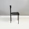Italian Modern Black Metal and Rubber Chair attributed to Zeus, 1990s 3