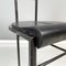 Italian Modern Black Metal and Rubber Chair attributed to Zeus, 1990s 12