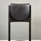 Moderner italienischer Stuhl aus schwarzem Metall & Kautschuk, Zeus zugeschrieben, 1990er 7