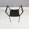 Italian Modern Savonarola Chair in Black Metal attributed to Maurizio Peregalli for Zeus, 1990s, Image 4