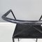 Moderner italienischer Armlehnstuhl aus schwarzem Metall von Maurizio Peregalli für Zeus, 1990er 13