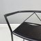 Italian Modern Black Metal Armchair attributed to Maurizio Peregalli for Zeus, 1990s 6