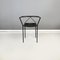 Italian Modern Black Metal Armchair attributed to Maurizio Peregalli for Zeus, 1990s 2