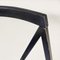 Silla italiana moderna de metal negro con asiento redondo de goma atribuida a Zeus, años 90, Imagen 12