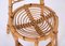 High Back Rattan Chairs, Italy, 1960s, Set of 2, Image 5