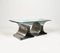 Coffee Table in Steel and Glass attributed to Francois Monnet for Kappa, France, 1970s 11