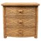 Rattan and Wicker Chest of Drawers attributed to Vivai Del Sud, Italy, 1970s 1