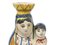 French Quimper Pottery Madonna with Child, 1900s 5
