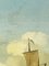 David Kleyne, Seascape with Ships, Oil Painting, Framed 13