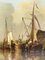 David Kleyne, Seascape with Ships, Oil Painting, Framed 10