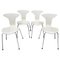 Mosquito Chairs Model 3105 attributed to Arne Jacobsen for Fritz Hansen, Denmark, 1970s, Set of 4, Image 1