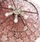 Lustre en Verre Murano avec 101 Verres Tube Rose, 1990s 9