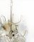 Lámpara de araña italiana vintage de Murano con 24 discos de grano iridiscente, años 90, Imagen 14