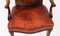 Viktorianischer Sessel aus Mahagoni & Leder, 19. Jh. 7