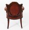 19th Century Victorian Mahogany & Leather Armchair 14