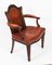 19th Century Victorian Mahogany & Leather Armchair 16