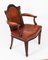 19th Century Victorian Mahogany & Leather Armchair, Image 16