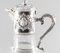 Vintage 20th Century English Silver Plated & Glass Claret Jug, 1980s, Image 3