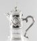 Vintage 20th Century English Silver Plated & Glass Claret Jug, 1980s 4