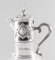 Vintage 20th Century English Silver Plated & Glass Claret Jug, 1980s, Image 4