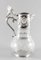 Vintage 20th Century English Silver Plated & Glass Claret Jug, 1980s 12