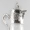 Vintage 20th Century English Silver Plated & Glass Claret Jug, 1980s 15