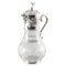 Vintage 20th Century English Silver Plated & Glass Claret Jug, 1980s, Image 1