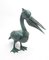 Vintage Bronze Verdigris Pelicans, 20th Century, Set of 2 3