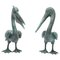 Vintage Bronze Verdigris Pelicans, 20th Century, Set of 2 1