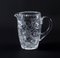 Vintage Mid 20th Century Cut Glass Crystal Jug Ewer, 1950s 6