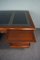 Partner Desk with Allure Inlaid & Blue Leather 8