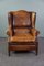 Vintage Brown Leather Armchair 1