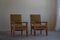 Danish Art Deco Armchairs in Oak and Fabric, 1940s, Set of 2 8