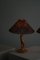 Lámparas de mesa escandinavas esculturales de madera orgánica, años 70. Juego de 2, Imagen 8