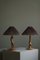 Scandinavian Sculptural Organic Wooden Table Lamps, 1970s, Set of 2, Image 5