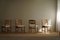 Razorblade Chairs in Oak and Bouclé by Henning Kjærnulf, 1960, Set of 10, Image 9