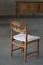 Razorblade Chairs in Oak and Bouclé by Henning Kjærnulf, 1960, Set of 10 18