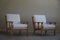 Danish Lounge Chairs in Oak by Henning Kjærnulf, 1960s, Set of 2 15