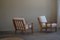 Danish Lounge Chairs in Oak by Henning Kjærnulf, 1960s, Set of 2 17