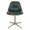 La Fonda Chairs in Green Leather by Charles Eames for Vitra, Set of 4 3