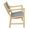 Ch-52 Lounge Chair in Beech by Hans Wegner for Carl Hansen & Søn, Image 2